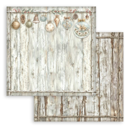Stamperia White Christmas 12x12 Inch Paper Pad Maxi Background Selection (10 vellen)