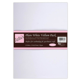Anita's A4 Parchment Vellum Plain White