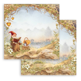 Stamperia Whispering Woods 12x12 Inch Scrapbooking Pad