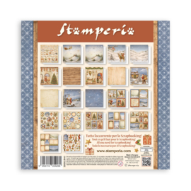 Stamperia Silent Night 12x12 Inch Scrapbooking Paper Pad Single Face (22 vellen)