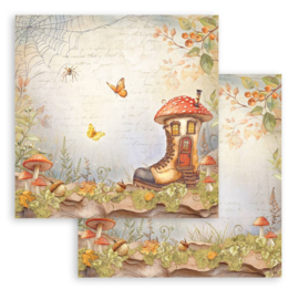 Stamperia Whispering Woods 12x12 Inch Scrapbooking Pad