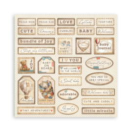 Stamperia Baby 8x8 Inch Mini Pad