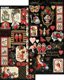 Graphic 45 Curiouser & Curiouser Stickers