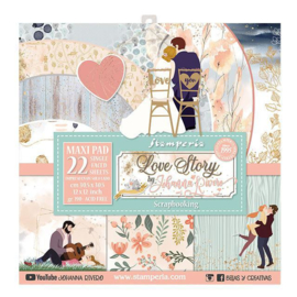 Stamperia Love Story 12x12 Inch Paper Pack