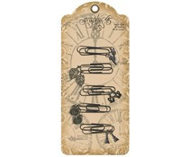 Graphic 45 Metal Paper Clips & Charms