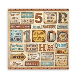 Stamperia A New Beginning 12x12 Inch Scrapbooking Pad