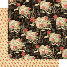 Graphic 45 Love Notes 8x8 Paper Pad