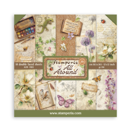 Stamperia All Around 12x12 Inch Scrapbooking Pad