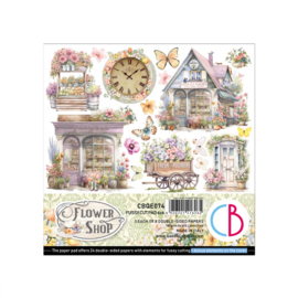 Ciao Bella Flower Shop 6x6 Fussy Cut Pad