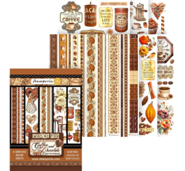 Stamperia Coffee and Chocolate Washi Pad
