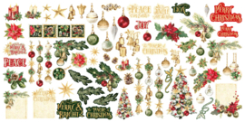 Graphic 45 Merry & Bright Ephemera Assortment