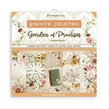 Stamperia Romantic Garden of Promises 8x8 Inch Paper Pack