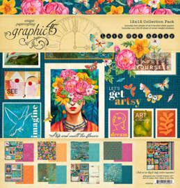 Graphic 45 Let's Get Artsy 12x12 Collection Pack
