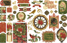 Graphic 45 Warm Wishes Ephemera Assortment