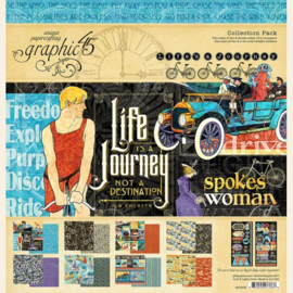 Graphic 45 Life's a Journey 12x12 Collection Pack