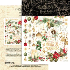 Pre-order Graphic 45 Merry & Bright Rub-On Transfers