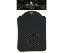 Graphic 45 Regular Tags Black