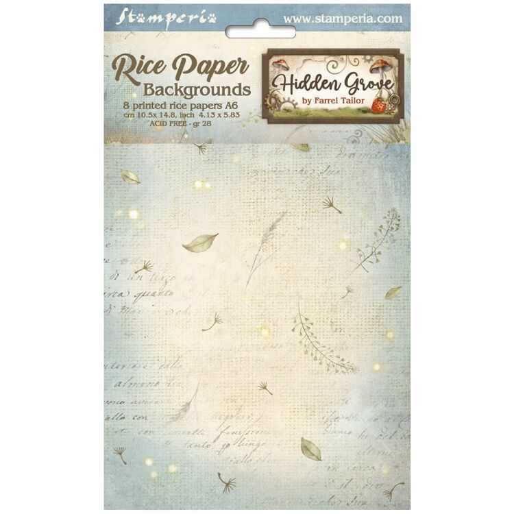 Stamperia Hidden Grove Rice Paper A6