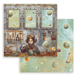 Stamperia A New Beginning 12x12 Inch Scrapbooking Pad