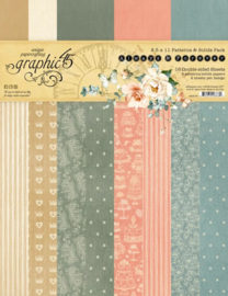 Graphic 45 Always & Forever 8,5x11 Inch Patterns & Solids Pack
