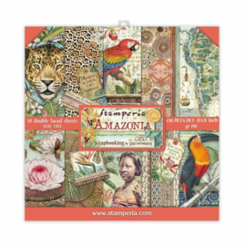 Stamperia Amazonia 8x8 Inch Paper Pack