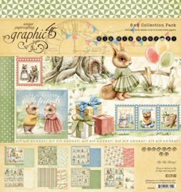 Graphic 45 Hip Hip Hooray! 8x8 Inch Collection Pack