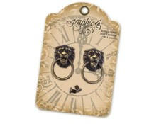 Graphic 45 Lion Head Door Knockers