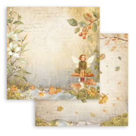 Stamperia Whispering Woods 12x12 Inch Scrapbooking Pad