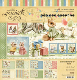 Graphic 45 Hip Hip Hooray! 12x12 Inch Collection Pack