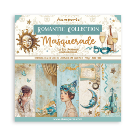 Stamperia Masquerade 8x8 Scrapbooking Pad
