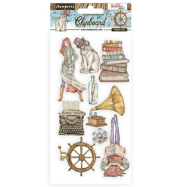 Stamperia Lady Vagabond Lifestyle Chipboard