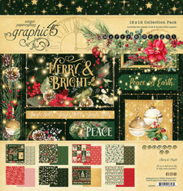 Pre-order Graphic 45 Merry & Bright 12x12 Collection Pack