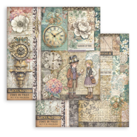 Stamperia Gardens of Time 12x12 Inch Scrapbooking Pad