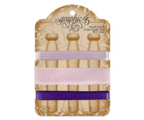 Graphic 45 Trim French Lilac & Purple Royalty