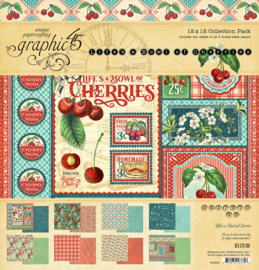 Pre-order Graphic 45 Life's a Bowl of Cherries 12x12 Collection Pack
