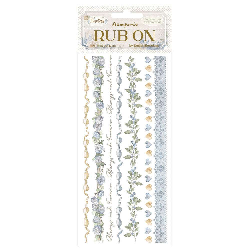 Stamperia Timeless Rub-On Stripes