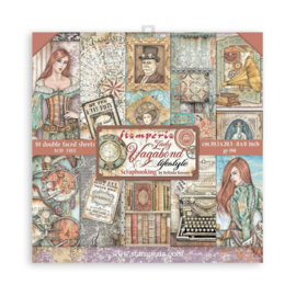 Stamperia Lady Vagabond Lifestyle 8x8 Inch Paper Pack