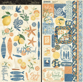 Graphic 45 Scenic Route Sticker Set