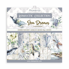 Stamperia Romantic Sea Dream 8x8 Inch Paper Pack