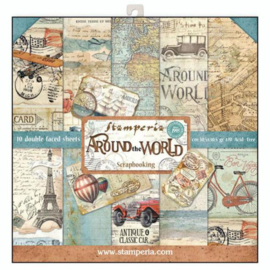 Stamperia Around the World 12x12 Inch Paper Pack