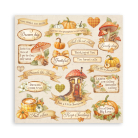Stamperia Whispering Woods 12x12 Inch Scrapbooking Pad