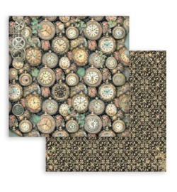 Stamperia Gardens of Time 12x12 Scrapbooking Pad Maxi Backgrounds Selection