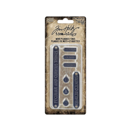 Tim Holtz Idea-ology Word Plaques + Tags Halloween 2024