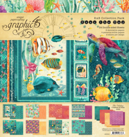 Graphic 45 Seas the Day 8x8 Inch Collection Pack