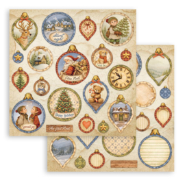 Stamperia Silent Night 8x8 Inch Paper Pad (10 vellen)