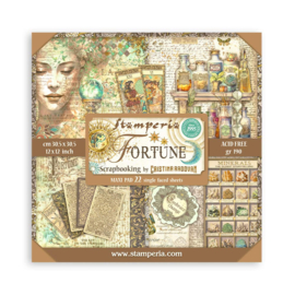 Stamperia Fortune 12x12 Inch Paper Pack Single Face