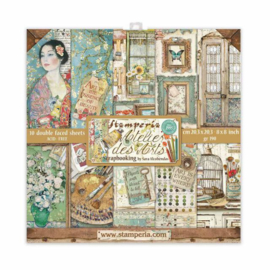 Stamperia Atelier des Arts 8x8 Inch Paper Pack