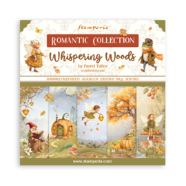 Stamperia Whispering Woods 12x12 Inch Scrapbooking Pad
