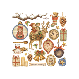Stamperia Silent Night Rub On Kit