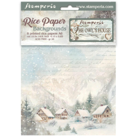 Stamperia The Owl's House Rice Paper A6